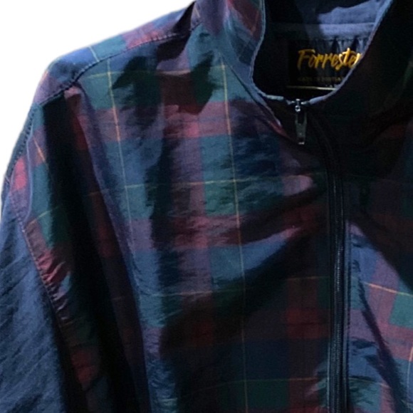 Vintage Forrester's Plaid Windbreaker - Picture 3 of 13